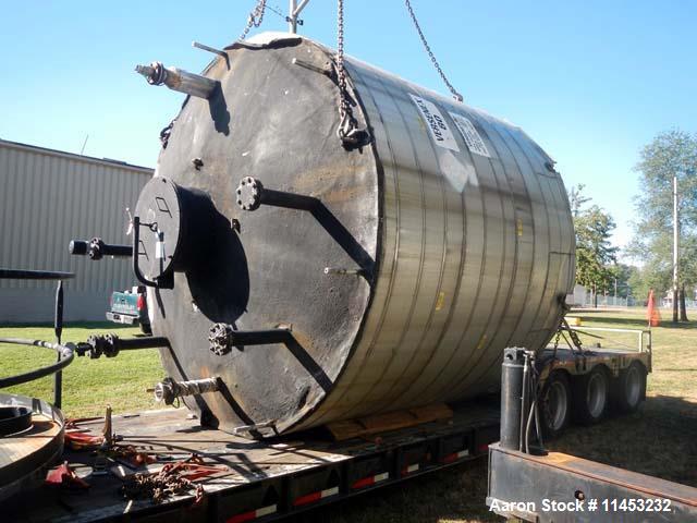 Used- 8,000 Gallon Stainless Steel  Mueller Storage Tank