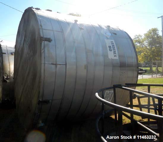 Used- 8,000 Gallon Stainless Steel  Mueller Storage Tank