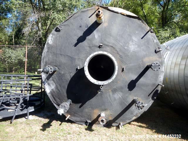 Used- 8,000 Gallon Stainless Steel  Mueller Storage Tank