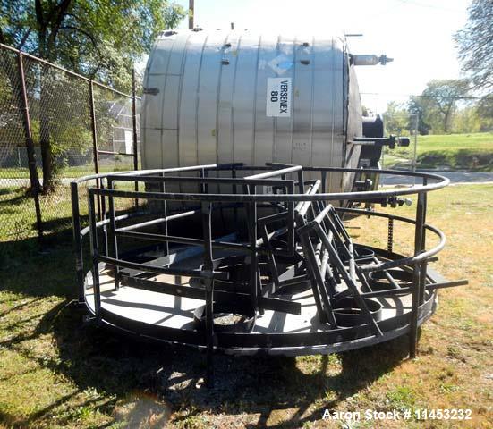 Used- 8,000 Gallon Stainless Steel  Mueller Storage Tank