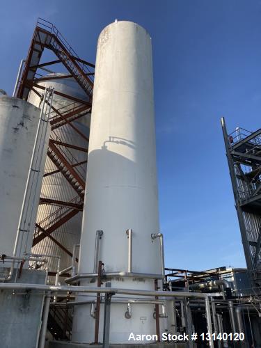 Used Mueller 50,000 Gallon Vertical 304 Stainless Steel Jacketed Silo Type Stora