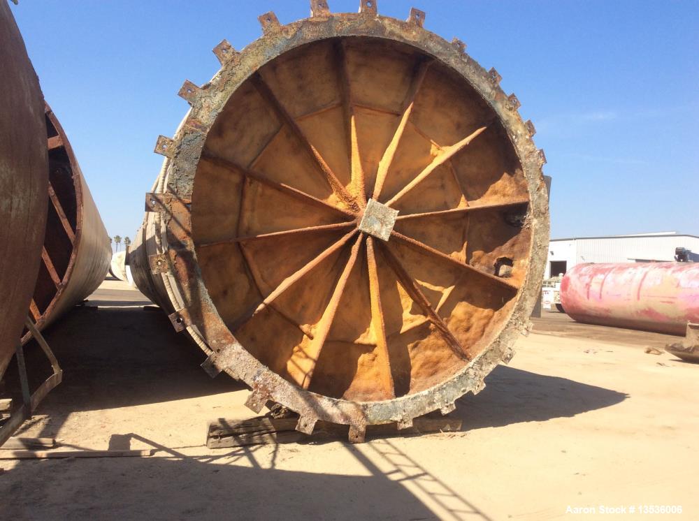 Used- Mueller 50,000 Gallon Jacketed Silo Tank. Stainless Steel, with agitation. 12' diameter x 67' overall length.