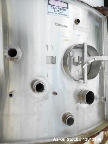 Used Mueller 20,000 Gallon Insulated Stainless Steel Silo. Diameter 120'', straightwall 36'. Double wall with metal outside wall. Inlets 1-4'' triclamp. Outlets 1-2.5'' threaded / 1-6'' / 2-4'' Tricl...