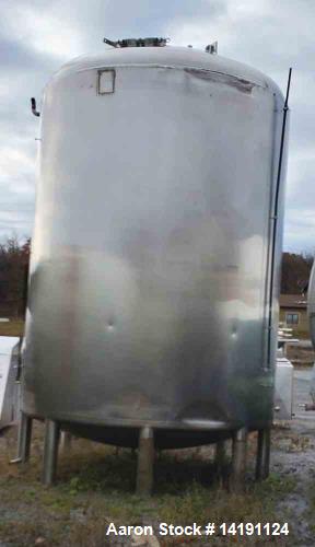 Used 8000 Gallon Mueller 304 Stainless Steel Aseptic Tank