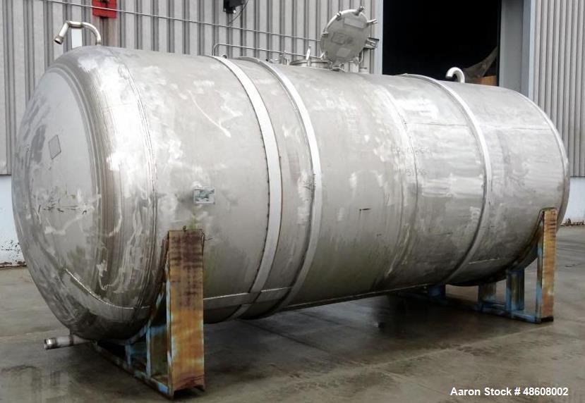 Used Curtis Kelly Metal Fab. Tank, Approximate 5,500 Gallon, 316 Stainless Stee