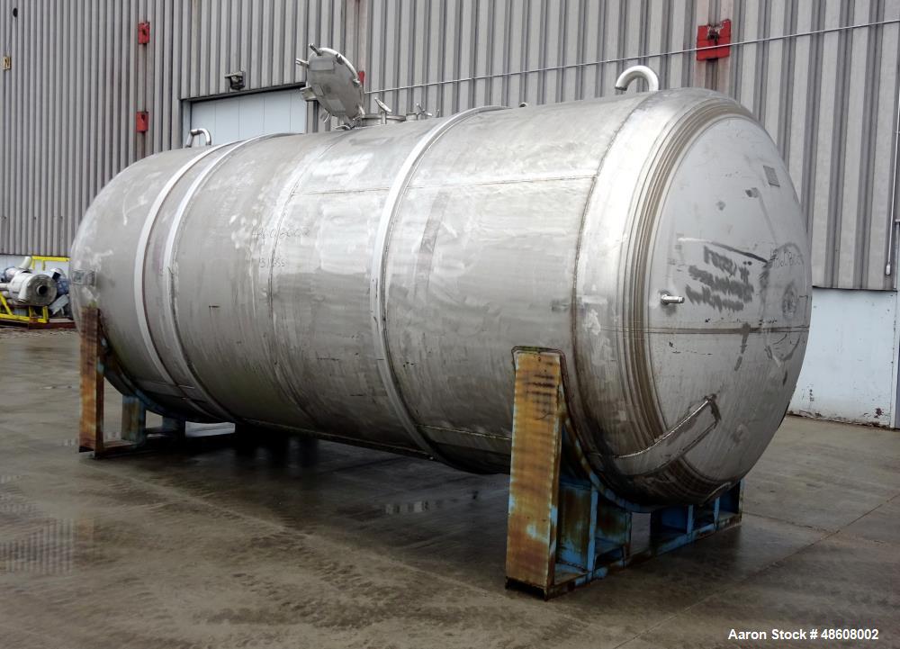 Used Curtis Kelly Metal Fab. Tank, Approximate 5,500 Gallon, 316 Stainless Stee