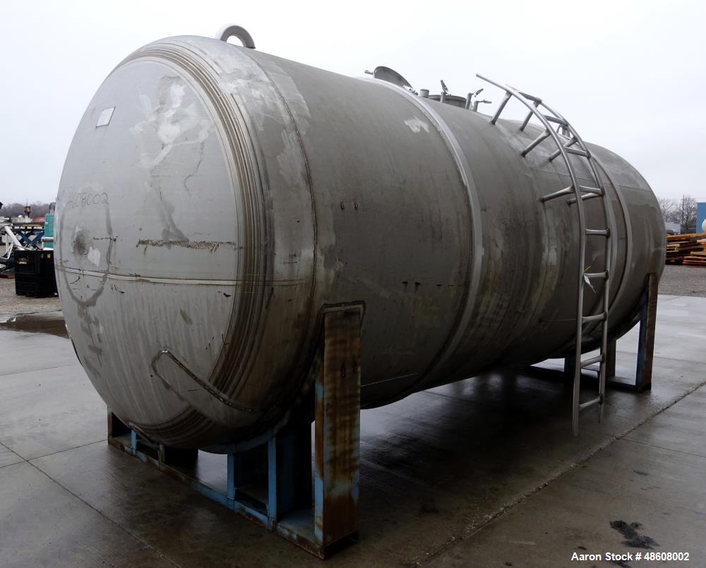 Used Curtis Kelly Metal Fab. Tank, Approximate 5,500 Gallon, 316 Stainless Stee