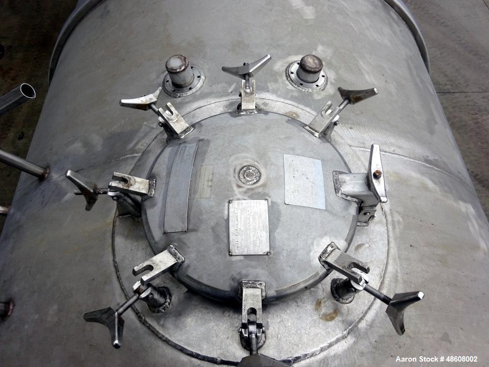 Used Curtis Kelly Metal Fab. Tank, Approximate 5,500 Gallon, 316 Stainless Stee