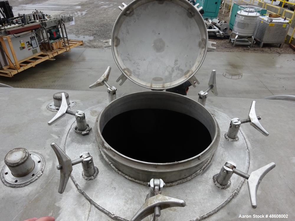 Used Curtis Kelly Metal Fab. Tank, Approximate 5,500 Gallon, 316 Stainless Stee