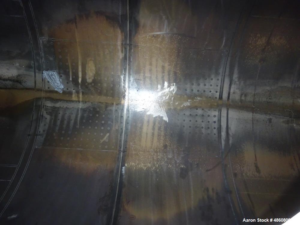 Used Curtis Kelly Metal Fab. Tank, Approximate 5,500 Gallon, 316 Stainless Stee