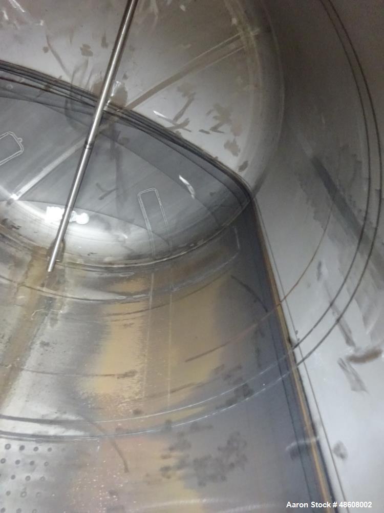 Used Curtis Kelly Metal Fab. Tank, Approximate 5,500 Gallon, 316 Stainless Stee