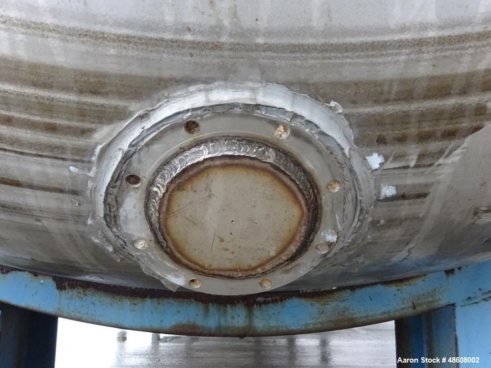 Used Curtis Kelly Metal Fab. Tank, Approximate 5,500 Gallon, 316 Stainless Stee