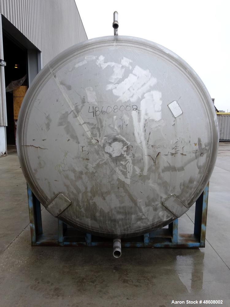 Used Curtis Kelly Metal Fab. Tank, Approximate 5,500 Gallon, 316 Stainless Stee