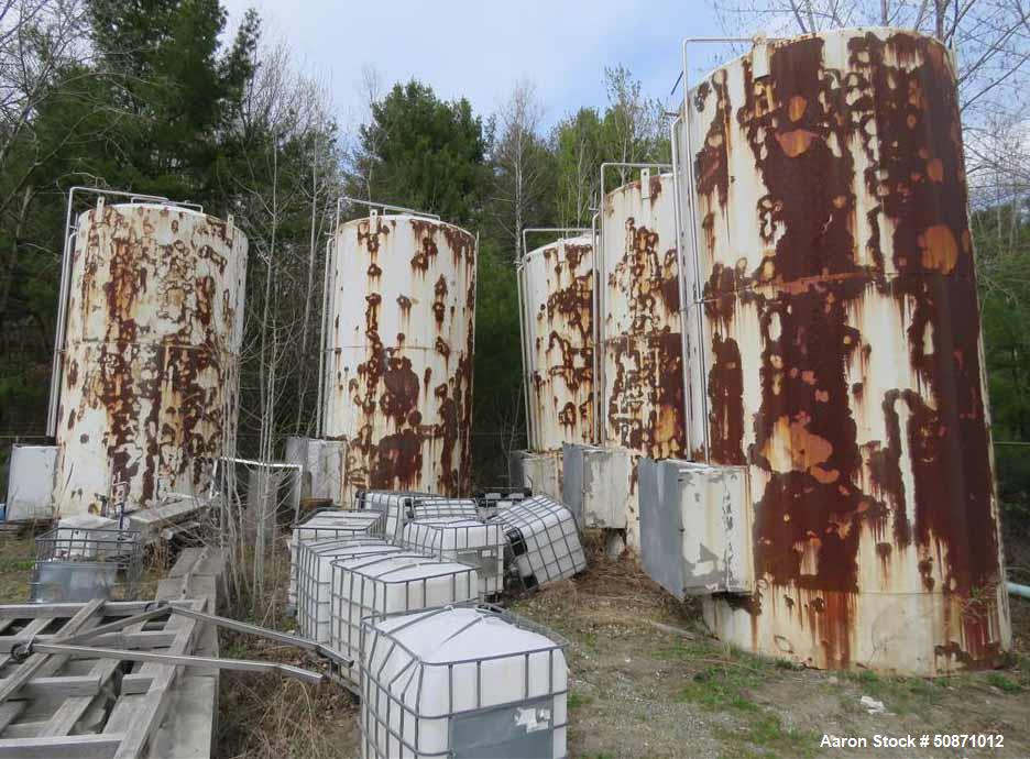 UNUSED- APV Crepaco 10,000 Gallon Mix Tank, 304 Stainless Steel, Vertical.