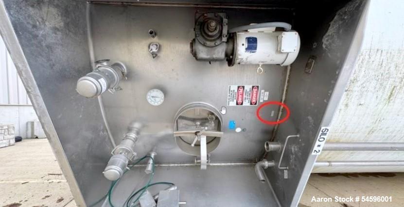 Used Mueller 30,000 Gallon Stainless Steel Insulated Dairy Silo – Vertical Milk & Whey Storage Tank