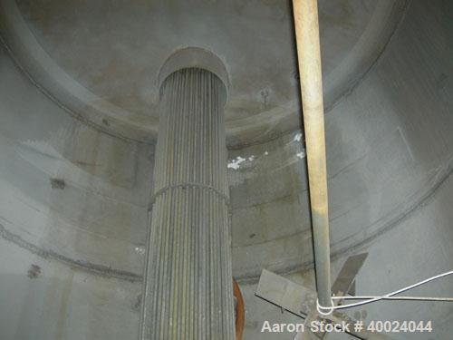 Used Tank, 6000 Gallon, 317 Stainless Steel, Horizontal. Approximately 9' diameter x 12' long, dished ends. Top entering Lightnin agitator, model 118-REC-3.2, ratio 17.40 to 1, output 100/50 rpm. 2" ...