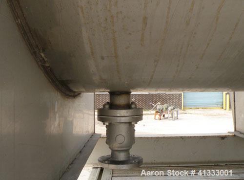 Used Florida Tank and Container Pressure Tank, 6000 gallon, 316L stainless steel, horizontal. 96" diameter x 180" straight side, dished heads. Internal rated 14.9 psi. Openings: top 20" manway with c...