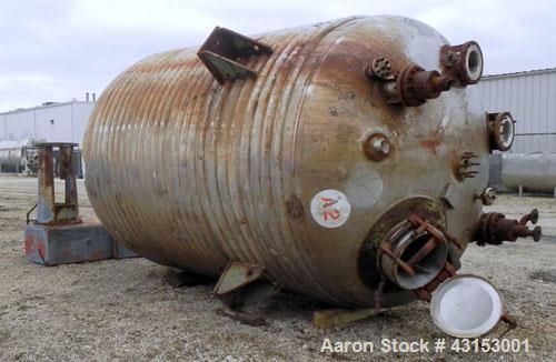 Used Canadian Pipe And Steel Fabricators Pressure Tank, 5500 Gallon, 316 Stainless Steel, Vertical. 108’’ Diameter x 128’’ straight side, dished top and bottom. Internal rated 300 psi at 200 degrees ...
