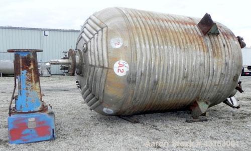 Used Canadian Pipe And Steel Fabricators Pressure Tank, 5500 Gallon, 316 Stainless Steel, Vertical. 108’’ Diameter x 128’’ straight side, dished top and bottom. Internal rated 300 psi at 200 degrees ...