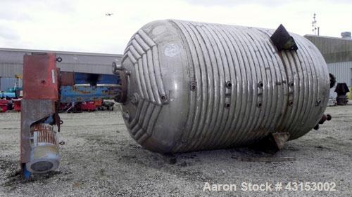 Used- Canadian Pipe And Steel Fabricators Pressure Tank, 5500 Gallon, 316 Stainless Steel, Vertical. 108’’ Diameter x 128’’ ...