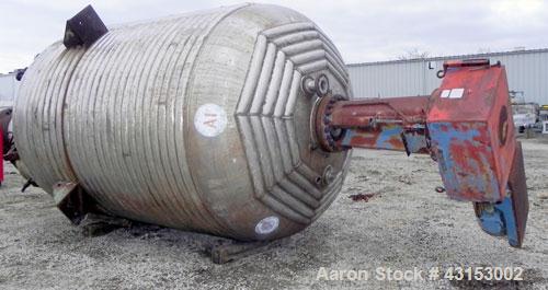 Used Canadian Pipe And Steel Fabricators Pressure Tank, 5500 Gallon, 316 Stainless Steel, Vertical. 108’’ Diameter x 128’’ straight side, dished top and bottom. Internal rated 300 psi at 200 degrees ...