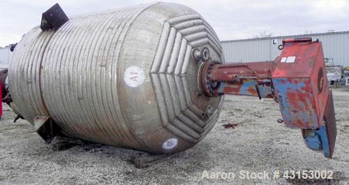 Used- Canadian Pipe And Steel Fabricators Pressure Tank, 5500 Gallon, 316 Stainless Steel, Vertical. 108’’ Diameter x 128’’ ...