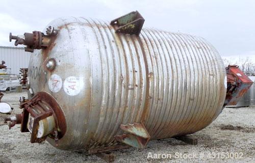 Used Canadian Pipe And Steel Fabricators Pressure Tank, 5500 Gallon, 316 Stainless Steel, Vertical. 108’’ Diameter x 128’’ straight side, dished top and bottom. Internal rated 300 psi at 200 degrees ...