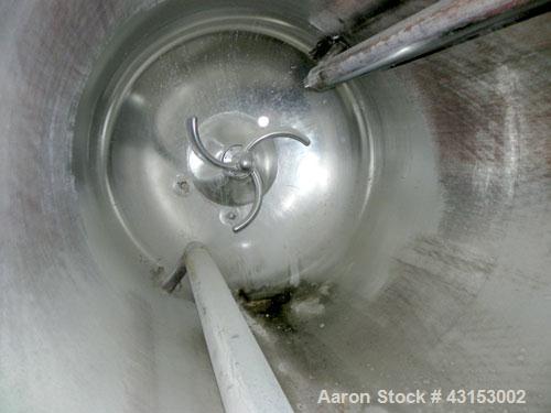 Used Canadian Pipe And Steel Fabricators Pressure Tank, 5500 Gallon, 316 Stainless Steel, Vertical. 108’’ Diameter x 128’’ straight side, dished top and bottom. Internal rated 300 psi at 200 degrees ...