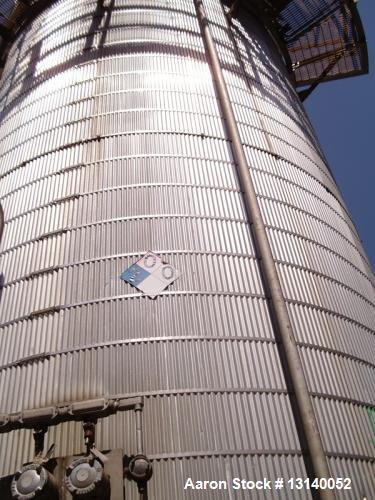 Used- Nooter Corporation, Approximately 22,000 Gallon 316L Stainless Steel Vertical Storage Tank. 12’-6” diameter x 24’ high...