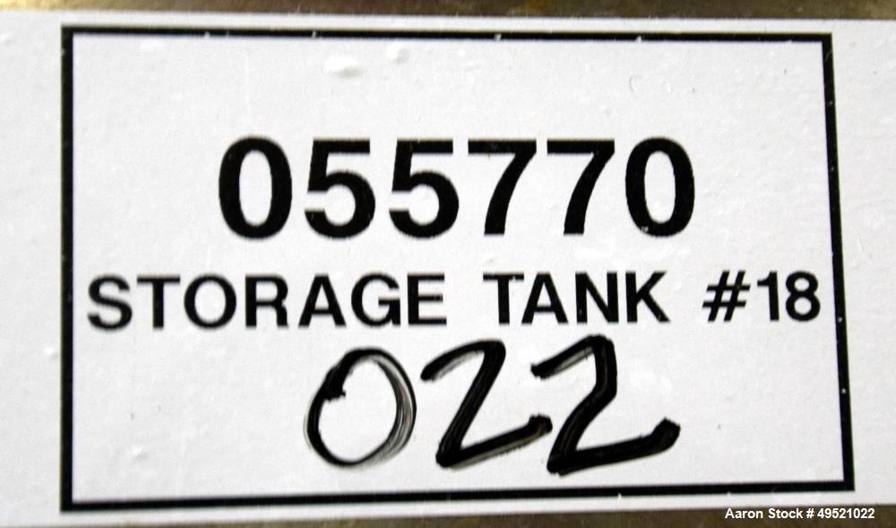 Used Northland Stainless Tank, Approximate 8000 Gallon, 316L Stainless Steel, Vertical. Approximate 120” diameter x 156” straight side, flat top, dished bottom. Internal rated 1 psi at -20 to 160 deg...