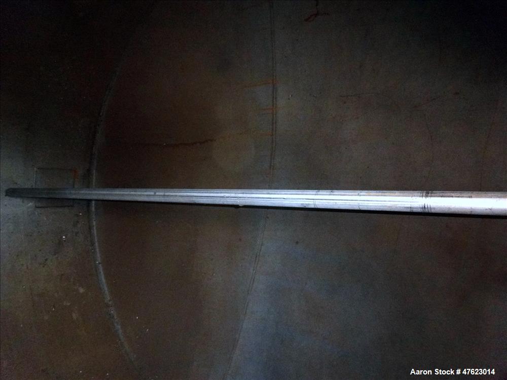 Used Tank, Approximate 13,000 Gallon, 304 Stainless Steel, Horizontal.