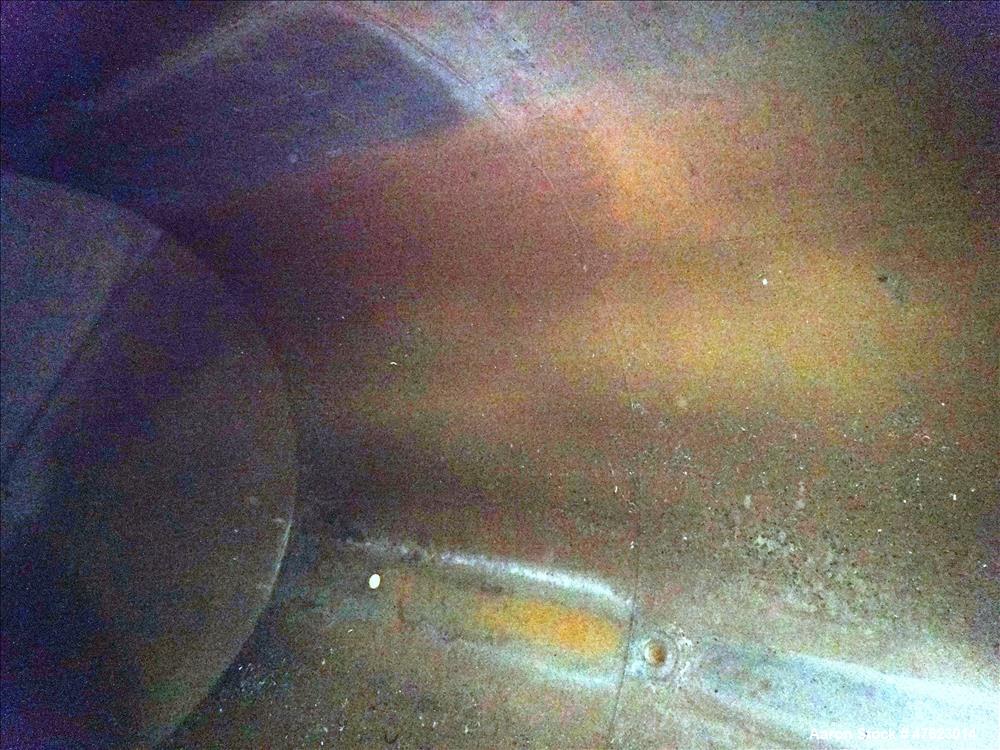 Used Tank, Approximate 13,000 Gallon, 304 Stainless Steel, Horizontal.