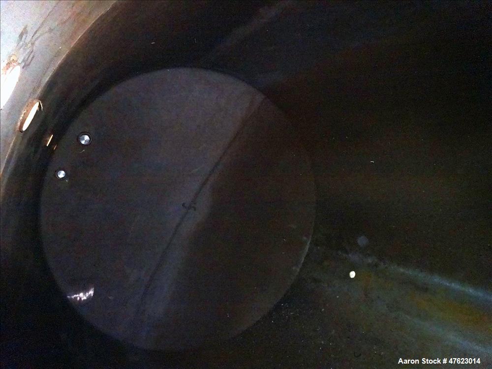 Used Tank, Approximate 13,000 Gallon, 304 Stainless Steel, Horizontal.