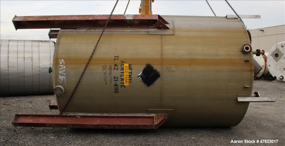 Used Tank, 10,000 Gallon, 304 Stainless Steel, Vertical.