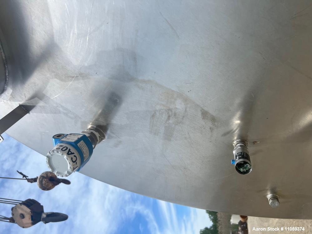 Used Paul Mueller 15,000-Gallon Stainless Steel Storage Tank | 12' Diameter | 3 PSI | Sanitary Brewery Grade