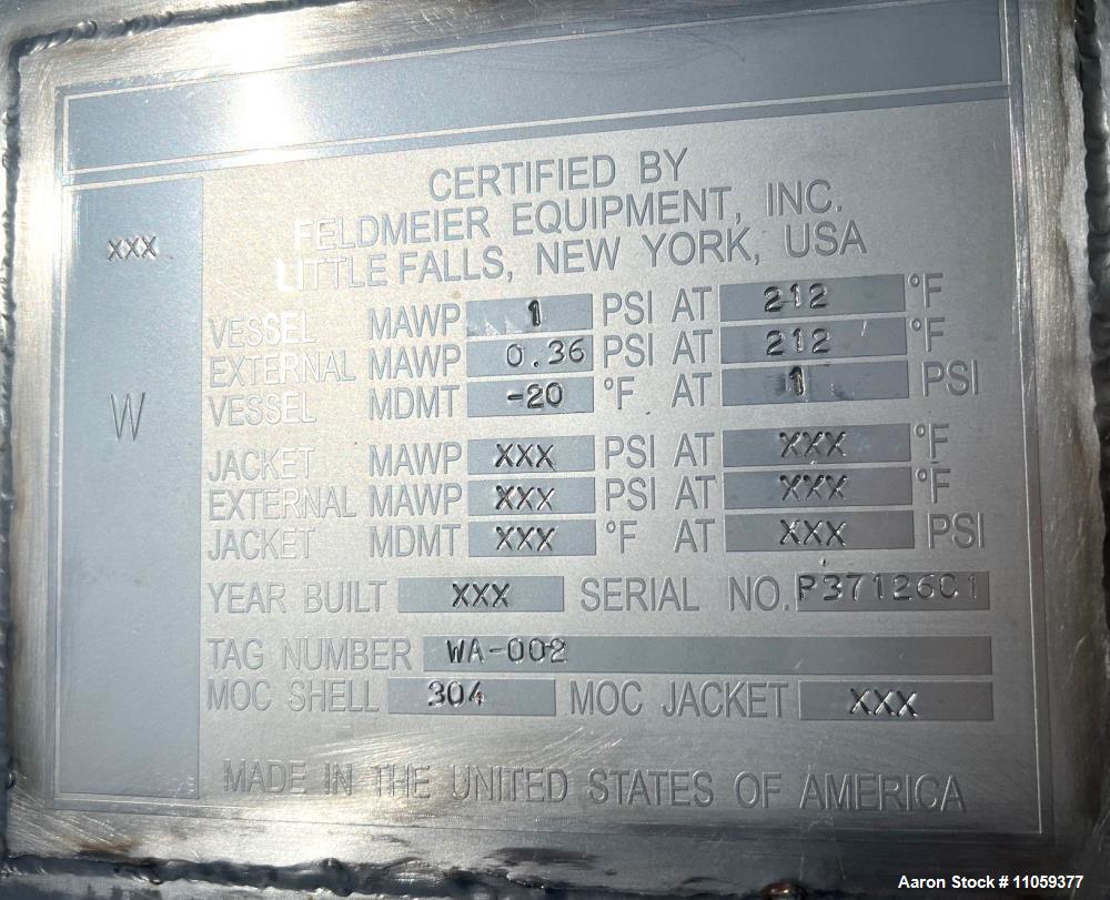 Industrial 15,000-Gallon Stainless Steel Mueller Tank | Skirt Mounted