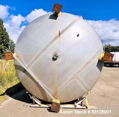 Used Paul Mueller 6000 Gallon Stainless Steel Vertical Storage Tank