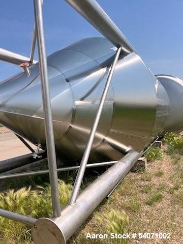 Used Mueller Stainless Steel Vertical Tank, Approx. 10,000 Gallon