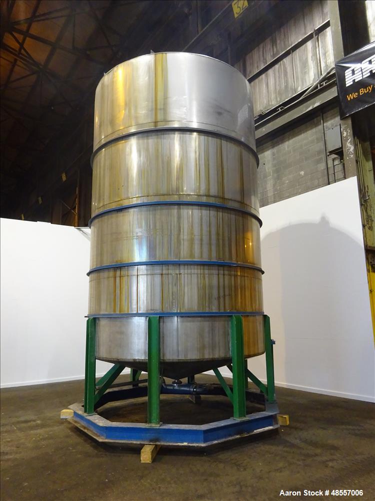 Used Perry Equipment Co Tank, Model 10400 GAL VCW, 10,400 Gallon, 304 Stainless