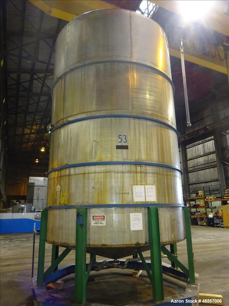 Used Perry Equipment Co Tank, Model 10400 GAL VCW, 10,400 Gallon, 304 Stainless