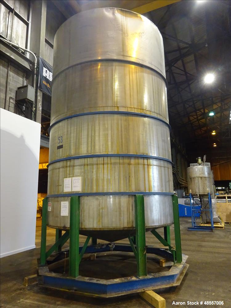 Used Perry Equipment Co Tank, Model 10400 GAL VCW, 10,400 Gallon, 304 Stainless