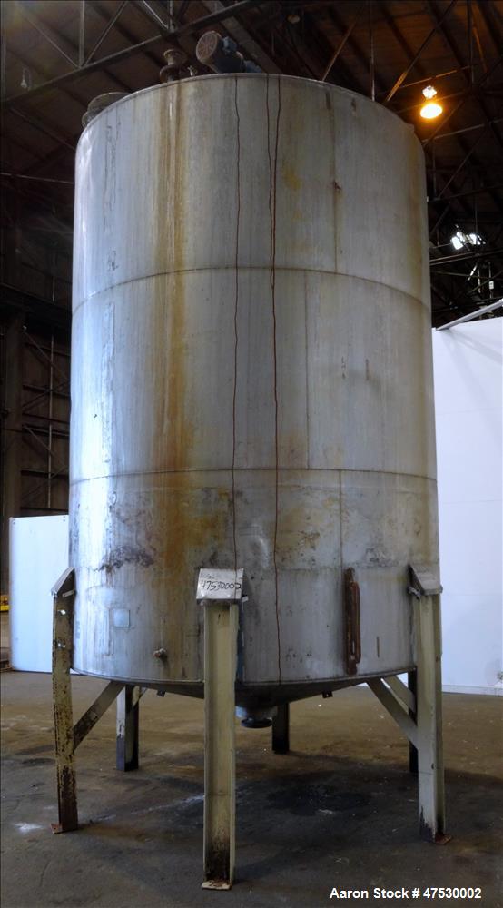Used Perry Products Tank, 5,600 Gallon, Model VCWX, 316 Stainless Steel, Vertic