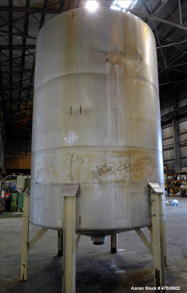 Used Perry Products Tank, 5,600 Gallon, Model VCWX, 316 Stainless Steel, Vertic