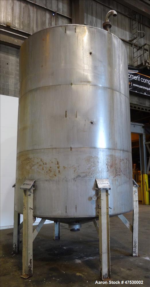 Used Perry Products Tank, 5,600 Gallon, Model VCWX, 316 Stainless Steel, Vertic