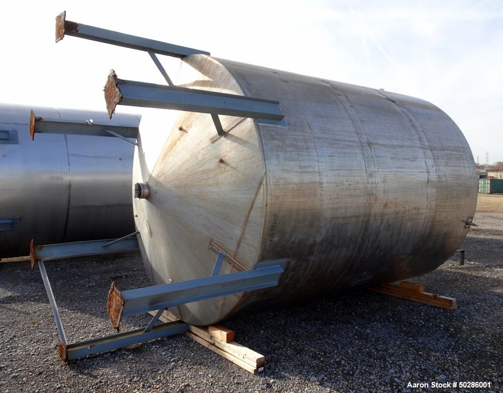Used Perry Products  5,200 Gallon Tank, Stainless Steel, Vertical.