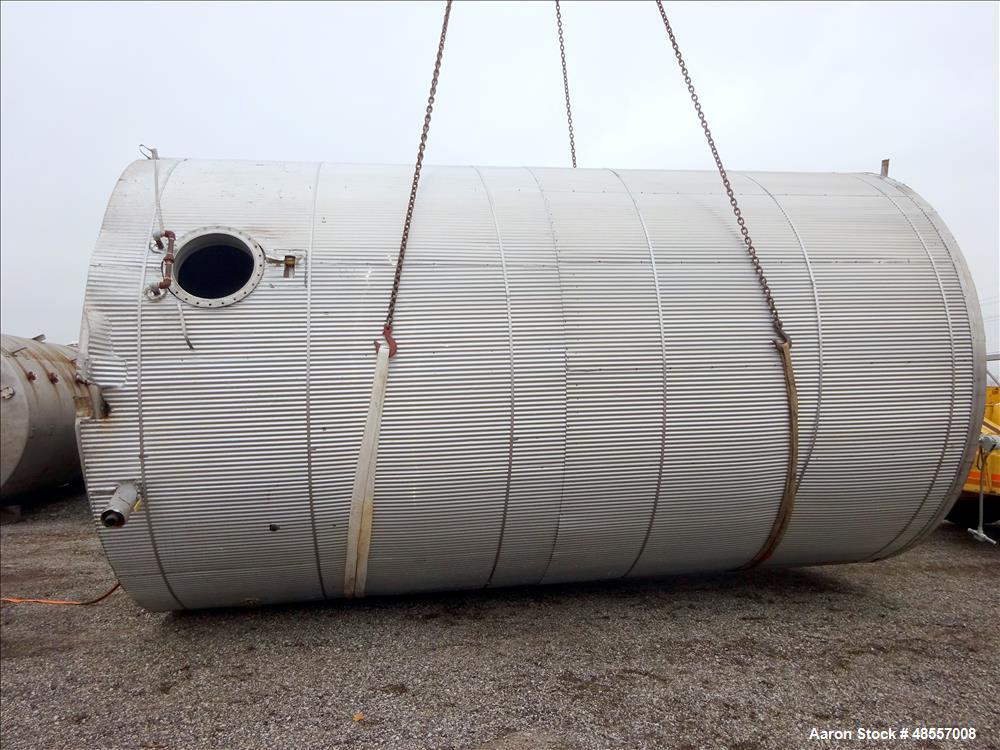 Used- Precision Tank & Equipment Tank, Approximately 17,000 Gallon, 304 Stainles