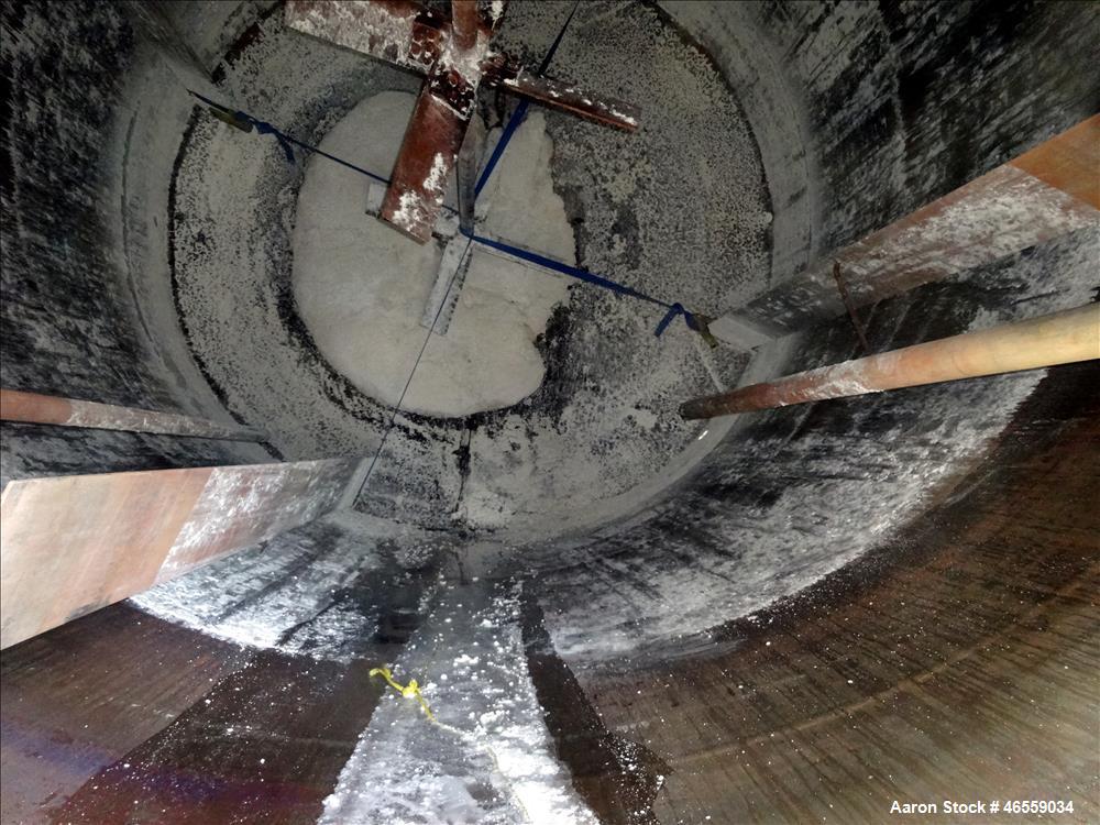 Used Precision Stainless Mixing Tank, 12,000 Gallon, 316L Stainless Steel, Vertical. Approximate 144" diameter x 166" straight side. Dished top and bottom heads. Insulated. 304L Stainless steel dimpl...