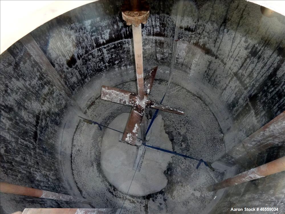 Used Precision Stainless Mixing Tank, 12,000 Gallon, 316L Stainless Steel, Vertical. Approximate 144" diameter x 166" straight side. Dished top and bottom heads. Insulated. 304L Stainless steel dimpl...