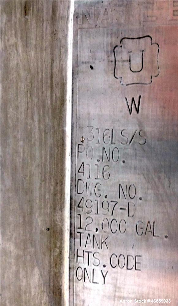Used Precision Stainless Mixing Tank