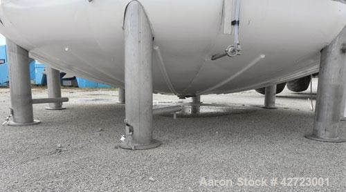 Used Price Schonstrom (PSI) Pressure Tank, 12,900 Gallon, 304 Stainless Steel, Vertical. 144’' Diameter x 168’’ straight side, dished top and bottom. Internal rated 15 psi at 100 deg F. (3) 24’’ Wide...